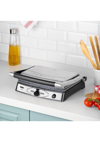 Crystal N-Joy Tost Makinesi Silver Stone