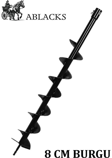 Universal 8 cm Toprak Burgu Makinesi Burgusu