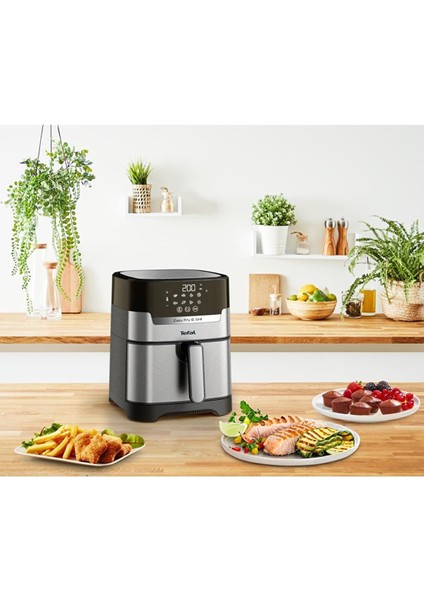 EY505D Easy Fry & Grill Precision+ Yağsız Fritöz Airfryer indirimleri