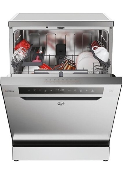 Hf 6C7F0X-17 8 Programlı Wi-Fi + Bluetooth Bağlantılı Bulaşık Makinesi Inox modelleri