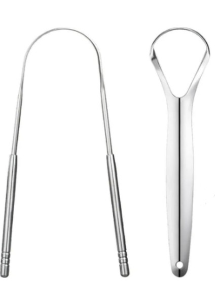 Dil Temizleyici Gümüş Ağız Bakım Fırçası Dil Plak Temizleme Dil Sıyırıcı