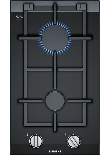 ER3A6BB70 Domino Siyah Cam Ankastre Ocak