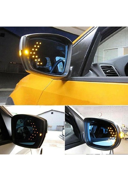 Renault 11 Flash S Uyumlu Ayna Gündüz Ledi Amber Renk 14 Led'li Sarı