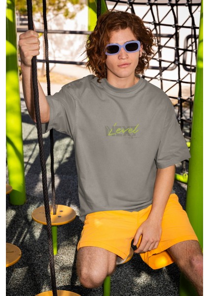 Zuno Erkek Oversize Next Level Baskılı Tshirt