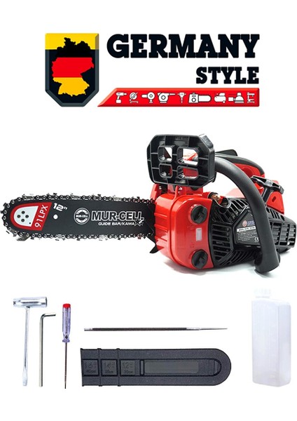 Murcell-7hpx Alman Technology 25 cc Mini Benzinli Testere Ağaç Odun Dal Budama Kesme Hızar fiyatları