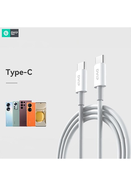 L36 6A 120W Type-C To Type-C 1m Süper Hızlı Data ve Şarj Kablosu