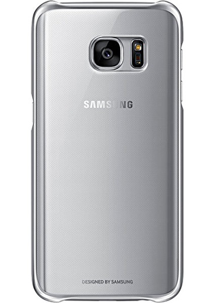 Galaxy S7 Clear Back Cover Orjinal Kılıf - Gümüş EF-QG930CSEGWW