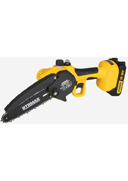 RTM9122 Akülü Budama Testeresi 150 mm Kömürsüz 18V 2x2 Ah Pvc Çantalı