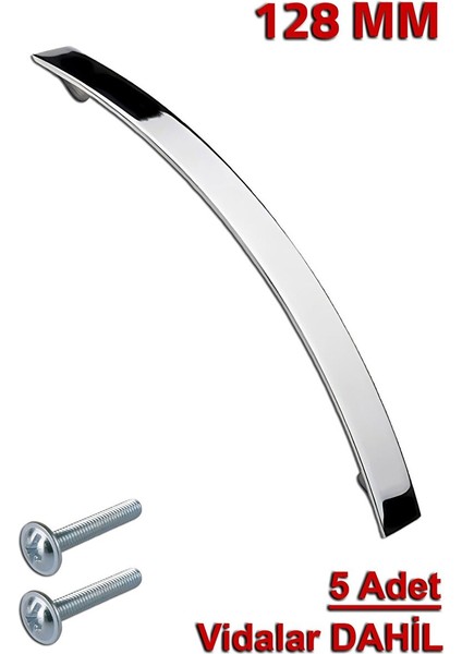 Yalı Kulp 128 mm Vidalar Dahil (5 Adet)
