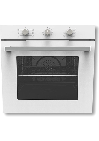 Ecoplus Beyaz 3'lü Ankastre Set Turbo Fanlı