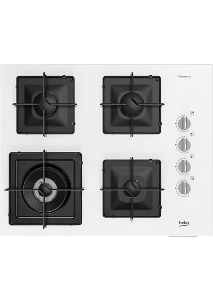 BFC631B-BOCDK6510EWB-BDE6062B Beyaz Cam Buhar Destekli Fitfry Wok Gözlü Ankastre Set modelleri