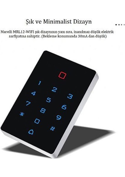 MRL12-WIFI Smart Wifi Bağlantılı Cep Telefonuyla Açılabilen Kart ve Şifreli Geçiş (Giriş) Sistemi (Ünitesi) modelleri