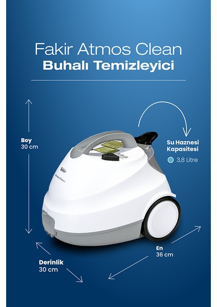 Atmos Clean Buharlı Temizleyici