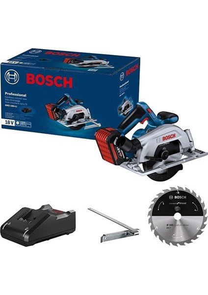 Professional Gks 185 5.0 Ah Tek Akülü Daire Testere - 06016C1223