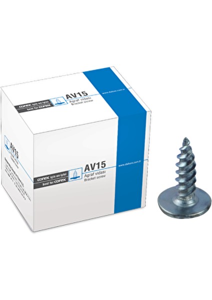 AV15 Agraf Vi̇da (500 Adet) 2 Paket (1.000 Adet)
