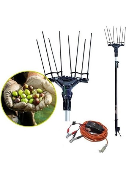Ium Olive Lion Akülü Zeytin Meyve Hasat Makinesi 33V Taraklı