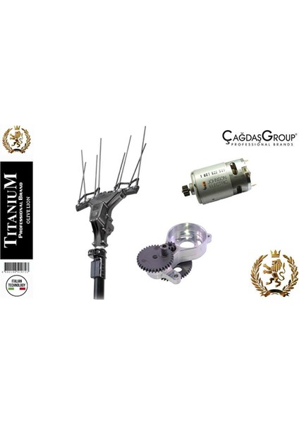 Ium Olive Lion Akülü Zeytin Meyve Hasat Makinesi 33V Taraklı