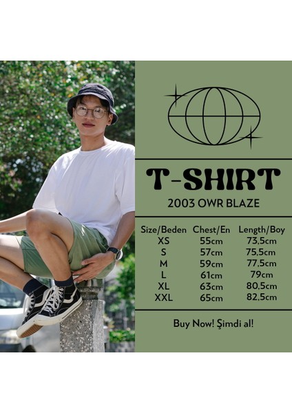Zuno Erkek Oversize Alaska 1991 Baskılı Tshirt