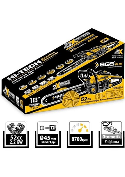 SGS5354 Benzinli Ağaç Kesme Makinesi fiyatları