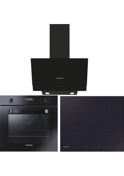 Ankastre Set Siyah ( Hh 64 Ccb- HDG6C2GBTK-HOT 3051 Bi/e )