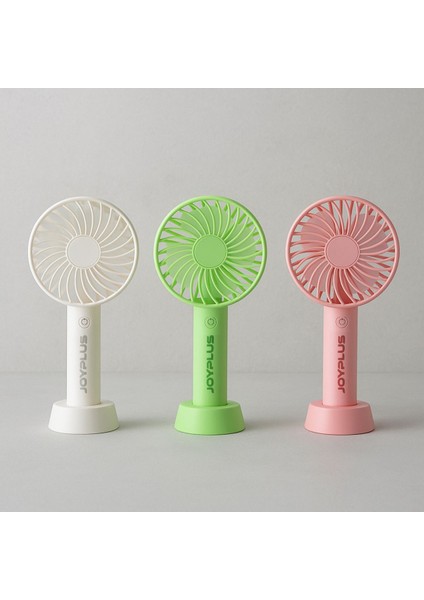 Pembe Taşınabilir 3 Kademeli Şarjlı Mini Fan, Hafif ve Pratik Serinlik Sağlar. modelleri