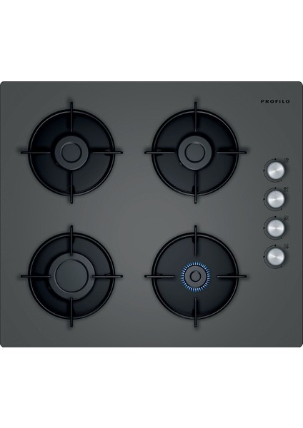 Profi̇lo OO36P9O10D-FRMA234G-DVK6J671 Üçlü Ankastre Plati̇n Gri̇ Star Set