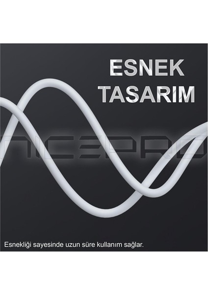 CTC12 60W 1.2m Tpe Type-C To Type-C Hızlı Şarj ve Data Kablosu 3 Adet