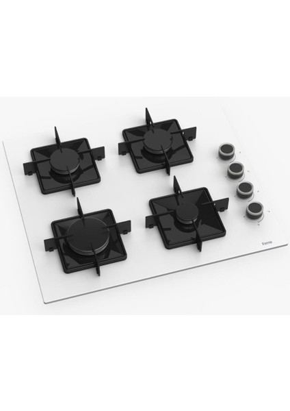 Flowart-Silentart Serisi Beyaz Set (SS206 + QBL63CB +D064-SA ) - Emaye Izgara modelleri