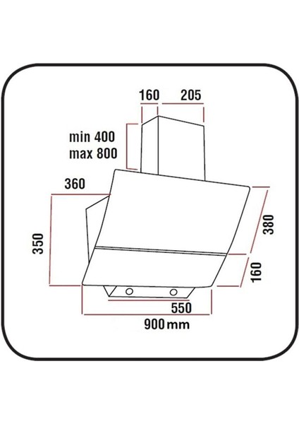 Siyah Cam Dijital/dokunmatik Ankastre Set Mod NOF-GLS640-MFA614