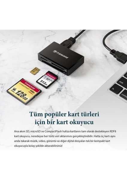 TS-RDF8K2 USB 3.0 Kart Okuyucu fırsatları