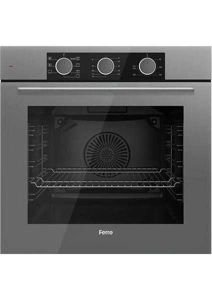 QXE62CPR Fryart Basic Gri̇ Ankastre Firin (0+7 Konum)