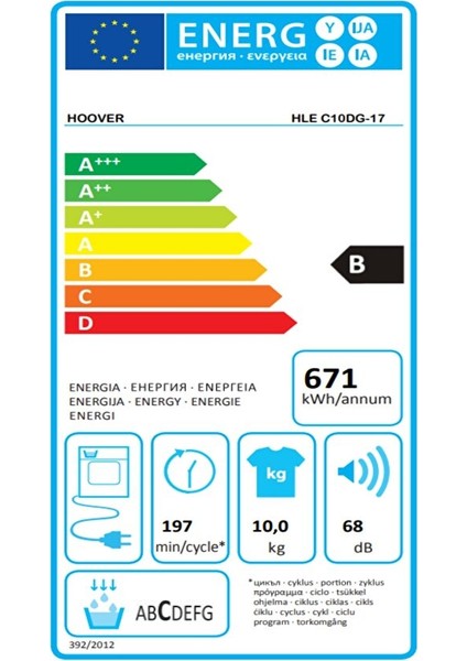 Hle C10DG-17 10 kg Çamaşır Kurutma Makinesi indirimleri
