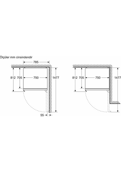 KGP76AWC0N Kombi No Frost Buzdolabı modelleri