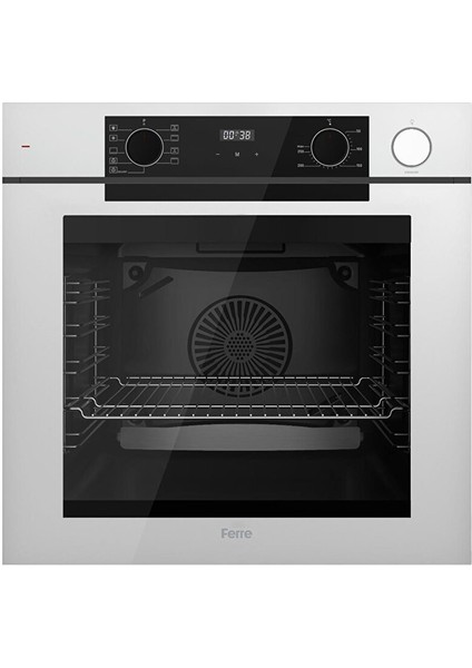 Steamart-Fryart Serisi Beyaz Set (CS206 + QEP64CB +D078 ) - Emaye Izgara modelleri