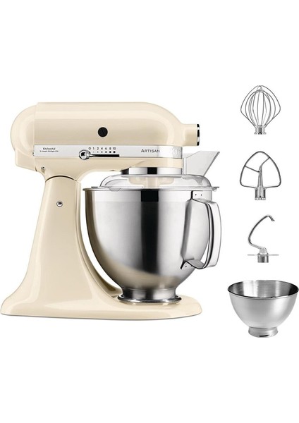 Artisan 5KSM185PSEAC Almond Cream 4.8 Litre Mutfak Şefi fiyatları