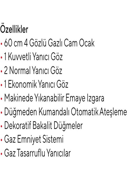 Carlo 60 Gri̇ Cam Ocak