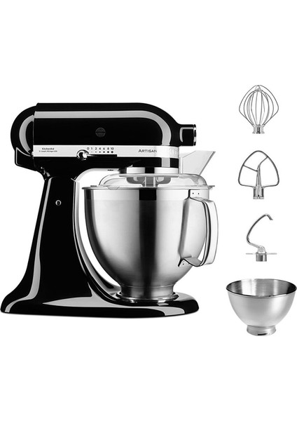 Artisan 5KSM185PSEOB Onyx Black 4.8 Litre Stand Mikser fiyatları