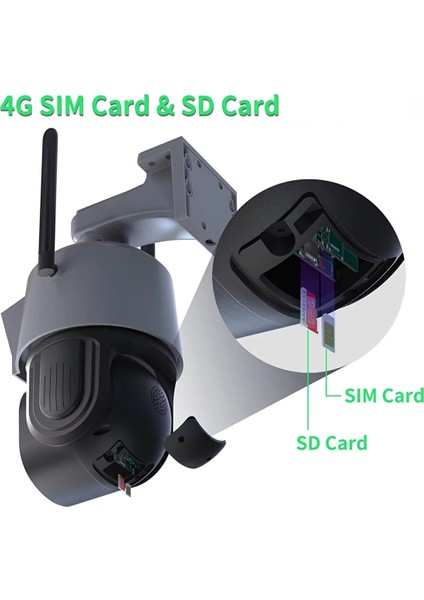 AV-M05 6mp 36X 7/24 Kayit 2 Kamerali 4g Sim Kartlı Kamera 90W 40AH Solar Paneli fiyatları