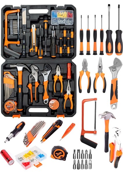 105 Parça Özel Alışım Çelik Profesyonel Alet Takım Seti 105 Parça