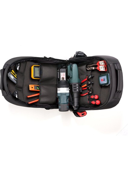 LSTCS37-PT Plastik Tabanlı Takım ve Alet Sırt Çantası Profesyonel Ağır Hizmet Tipi fırsatları