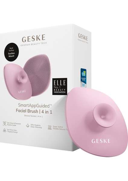 Yüz Temizleme Fırçası | Facıal Brush Pembe