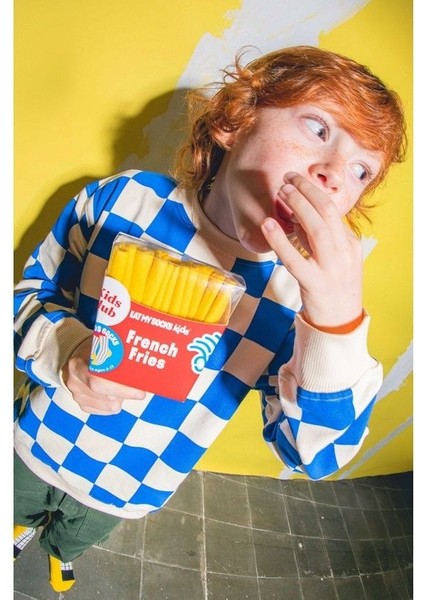 Eat My Socks - Çocuk Patetes Kızartması Çorap modelleri