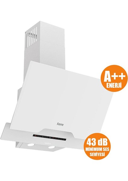 Flowart-Silentart Serisi Beyaz Set (CS206 + QBL63CB +D064-SA ) - Emaye Izgara