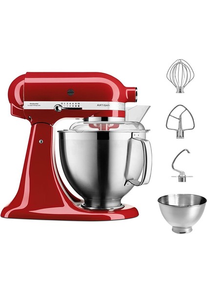 Artisan 5KSM185PSEER Empire Red 4.8 Litre Stand Mikser modelleri