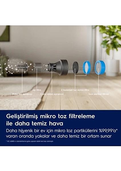 Ultimate 800 EP82UB25UG Şarjlı Dikey Süpürge