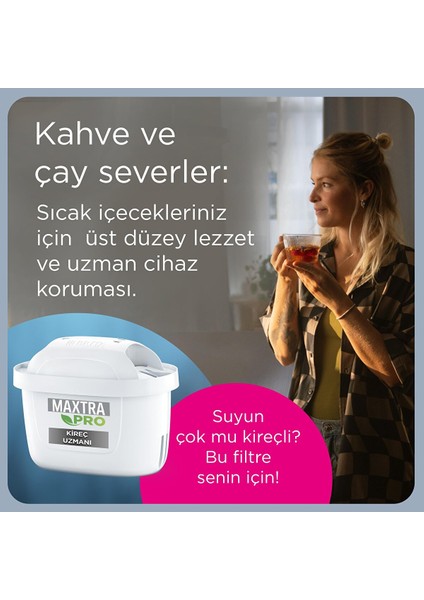Maxtra Pro Kireç Uzmanı Su Arıtma Filtresi, 12'li
