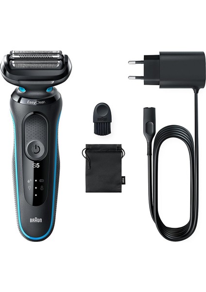 Yeni Seri 5 M1000S Kablosuz Tıraş Makinesi, Autosense, Easyclean, Easyclick, Islak & Kuru indirimleri