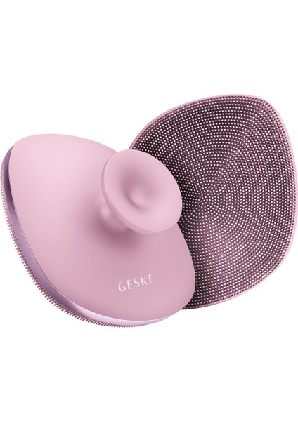 Metal Detaylı Yumuşak Silikonlu Vücut Temizleme Fırçası | Body Brush Pembe