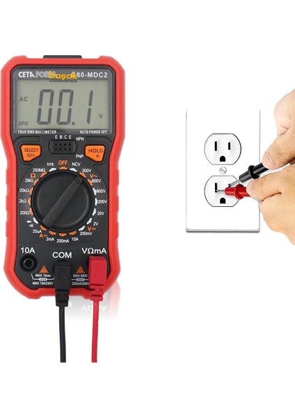 Dijital Multimetre (Dc Akım-Manuel Sınıflama) G80-MDC2 fiyatları