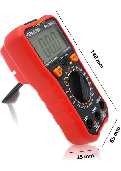Dijital Multimetre (Dc Akım-Manuel Sınıflama) G80-MDC2 modelleri